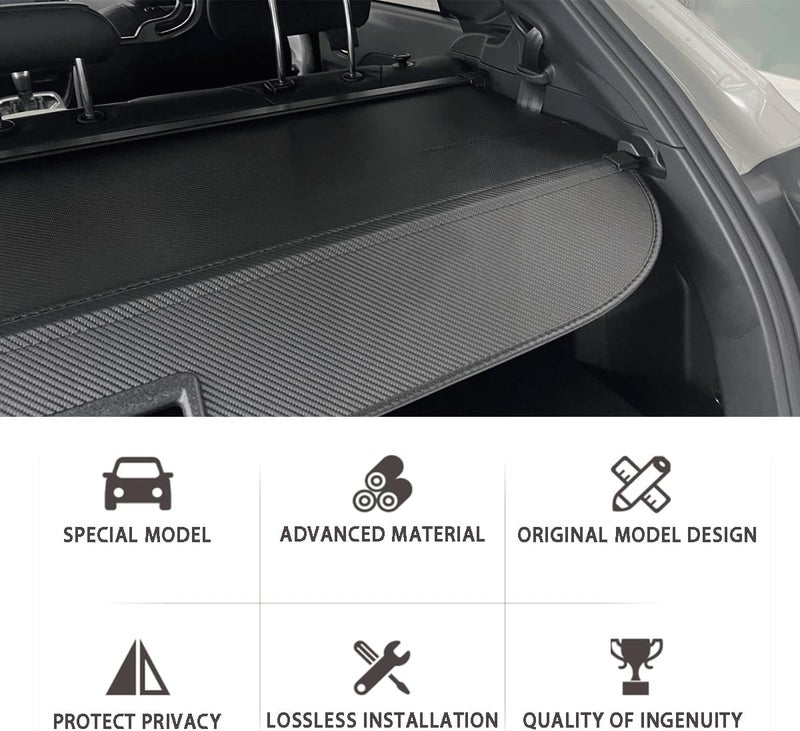 AQAE Cargo Cover Fit for 2024 2025 2026 Subaru Crosstrek/Impreza Hatchback Accessories Retractable Rear Trunk Cover Trunk Security Cover Shielding Shade Crosstrek Impreza Hatchback Cargo Cover - Image 5